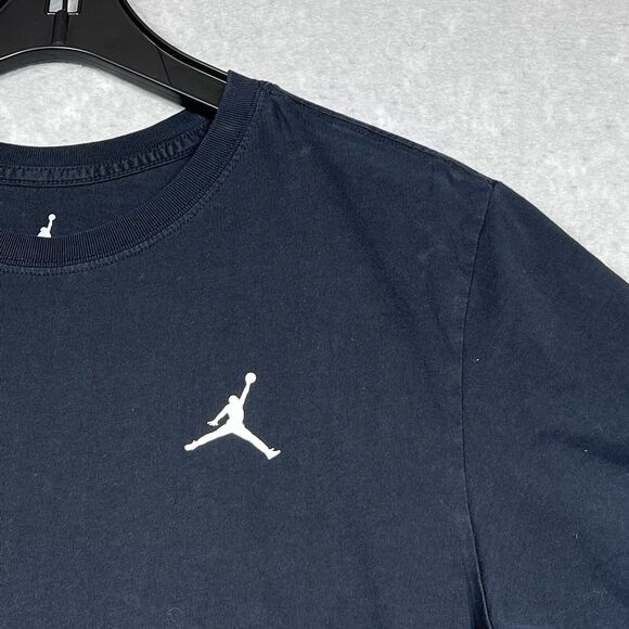 Air Jordan Shirt Mens Large 1 Blk Wht 1985 Jumpman Gym 23 Ali The Champ Style - Picture 5 of 14